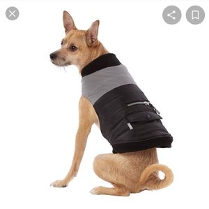 Top Paw Dog reflective puffer coat